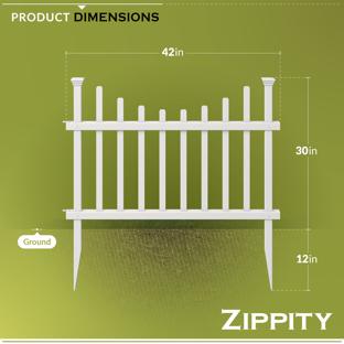 Washington No-Dig Garden Fence Kit (20in H x 42in W)